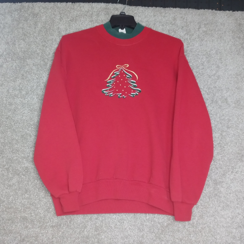 Whitefish Bay Christmas tree seater sweatshirt extra large xl